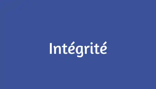 valeur intégrité